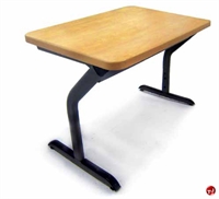 Picture of Vanerum Visa Fixed Height Classroom School Desk, 28"W x 22"D