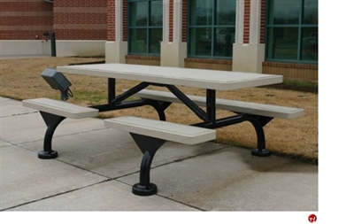 Picture of Webcoat Web Series T9WEB, 9' Metal Outdoor Picnic Bench Table