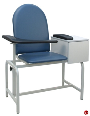 Picture of Winco 2572 Phlebotomy Blood Drawing Chair with Drawer