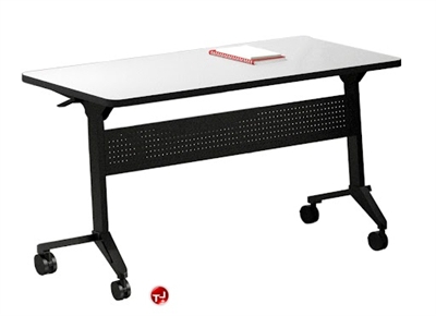 Picture of 18" X 60" Mobile Flip Top Nesting Training Table