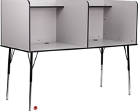 Picture of Brato Cluster of 2, Telemarketing Study Carrel Cubicle Workstation