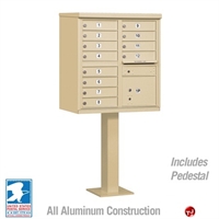 Picture of Brew Aluminum Mailbox Cluster Box, 12 Doors