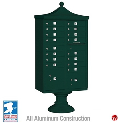 Picture of BREW Aluminum Mailbox Cluster Box, 16 Doors