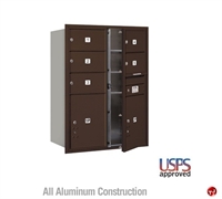 Picture of BREW Aluminum Mailbox Locker, Double Column, Front Loading