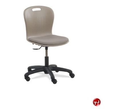 Picture of AILE Padded Poly Armless Swivel Task Chair