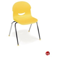 Picture of ACE Poly Armless Stack Classroom Chair