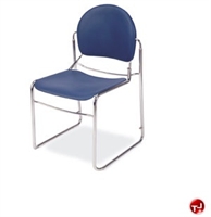 Picture of AILE Poly Plastic Sled Base Stack Chair, Articulating Back