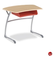 Picture of AILE Sled Base Classroom Student Desk, Bookbox