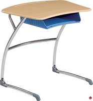 Picture of AILE Sled Base Classroom Student Desk, Book Box