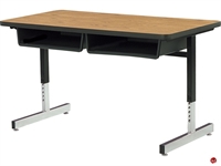 Picture of AILE 2 Student Height Adjustable Height Classroom Desk