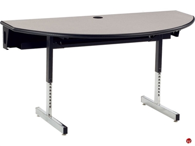 Picture of AILE 60" Half Round Height Adjustable Training Table