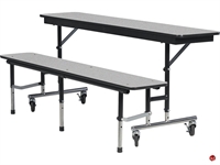 Picture of AILE Mobile Folding Cafeteria Convertible Bench