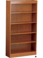 Picture of AILE 36"W x 72"H Traditional Wood 5 Shelf Bookcase