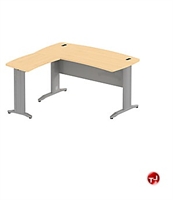 Picture of ADES 72"W x 60"D L Shape Office Desk Training Table