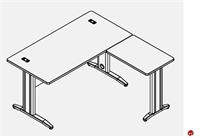 Picture of ADES 72"W x 60"D L Shape Computer Training Table