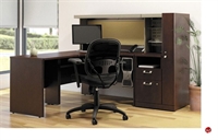Picture of ADES L Shape Office Desk Workstation, Storage Tower