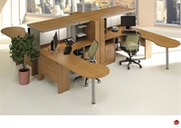 Picture of ADES Cluster of 4 Person L Shape Desk Workstation,Storage Tower