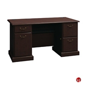 Picture of Bush Syndicate 6360, 60" Traditional Double Pedestal Desk