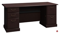 Picture of ADES 72" Double Pedestal Traditional Office Desk