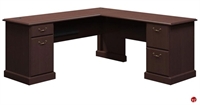 Picture of ADES 60" Traditional L Shape Office Desk Workstation