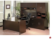 Picture of ADES U Shape Office Desk Workstation,Overhead,Storage Cabinet