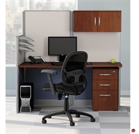 Picture of ADES Office Desk Cubicle Workstation,Overhead Storage