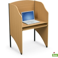 Picture of 48"H Study Carrel Telemarketing Workstation