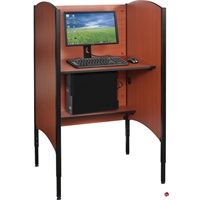 Picture of Height Adjustable Study Carrel, Telemarketing Workstation
