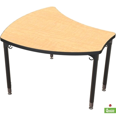 Picture of Height Adjustable Curve Shape Training Table