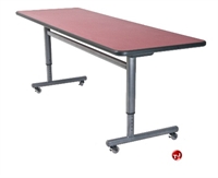 Picture of Apti Height Adjustable 36" Nesting Flip Top Mobile Training Table