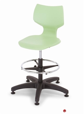 Picture of Bert Poly Shell Armless Task Stool Chair