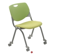 Picture of Bert Poly Shell Armless Nest Folding Mobile Chair