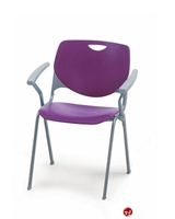 Picture of Bert Poly Shell Stacking Chair with Arms