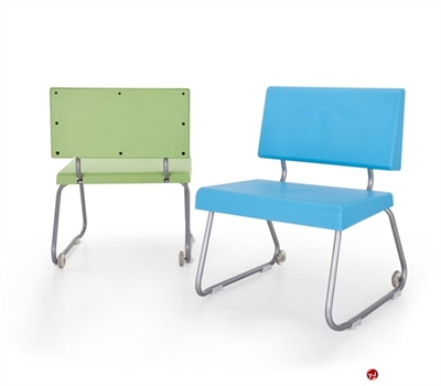 Picture of Bert Sled Base Armless Reception Lounge Modular Chair