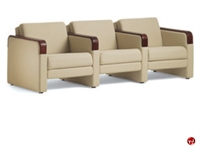 Picture of Reception Lounge Healthcare 3 Chair Tandem Modular Seating
