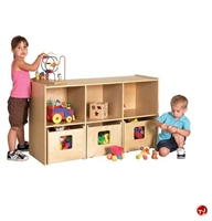 Picture of Astor Open Wood Storage Toy Cabinet
