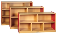 Picture of Astor Open Shelf Wood Compartment Toy Storage Cabinet