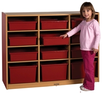Picture of Astor Open Shelf Wood Compartment Storage Cabinet