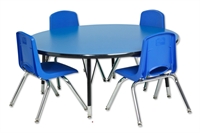 Picture of Astor 48" Round Height Adjustable School Activity Table