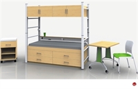 Picture of KI Dante Healthcare Dormitory Bunkbed, Mobile Table and Storage