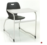 Picture of KI Intellect Wave Sled Base Classroom Chair Desk Combo