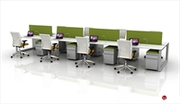 Picture of 8 Person Bench Seating Teaming Desk Workstation