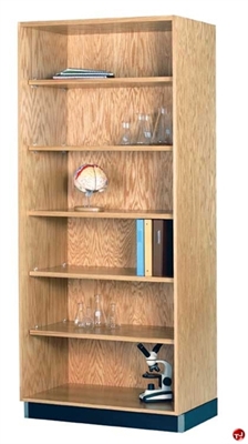 Picture of DEVA 84"H Open Shelf Wood Storage Bookcase