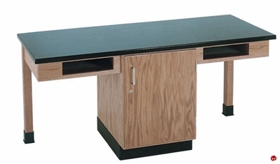 Picture of DEVA 2 Person Student Lab Work Table, Phenolic Resin Top