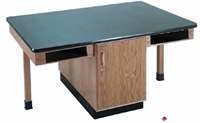 Picture of DEVA 2 Person Student Lab Work Table, Chemical Armor Top