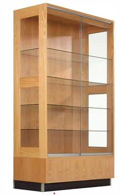 Picture of DEVA 48" Veneer Glass Door Display Storage Cabinet