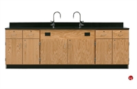 Picture of DEVA  Science Lab Healthcare Work Table with Sink, Storage Cabinetry