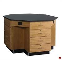 Picture of DEVA Science Lab Medical Workstation with Storage Drawers