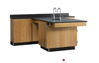 Picture of DEVA Science Lab Medical Workstation with Sink and Storage Cabinetry