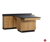 Picture of DEVA Science Lab Study Workstation, Storage Drawers Cabinetry
